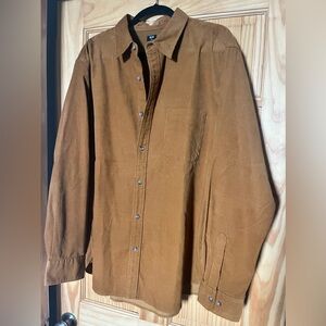 Uniqlo corduroy button-up shirt
